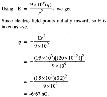 कक्षा 12 भौतिकी के लिए एनसीईआरटी समाधान अध्याय 1 विद्युत प्रभार और क्षेत्र 18