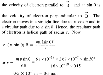कक्षा 12 भौतिकी के लिए एनसीईआरटी समाधान अध्याय 4 गतिमान प्रभार और चुंबकत्व 22