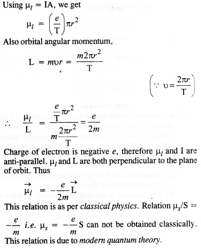 एनसीईआरटी समाधान कक्षा 12 भौतिकी अध्याय 5 चुंबकत्व और पदार्थ 26