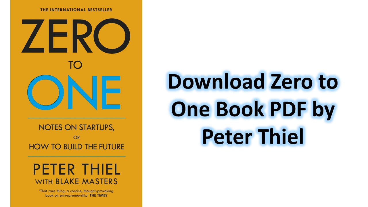 zero to one book pdf drive