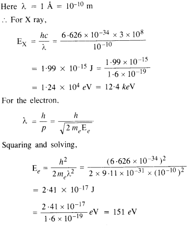 कक्षा 12 भौतिकी अध्याय 11 के लिए एनसीईआरटी समाधान विकिरण और पदार्थ की दोहरी प्रकृति 43