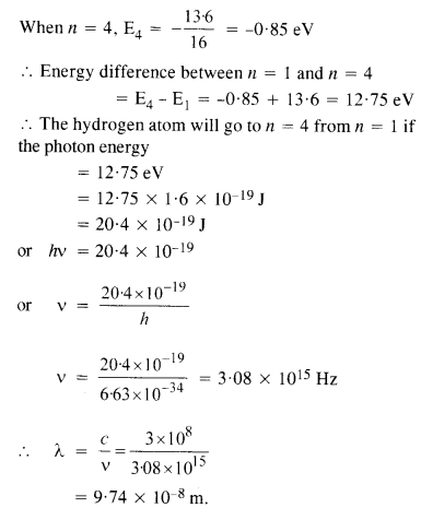 कक्षा 12 भौतिकी अध्याय 12 परमाणु 4 . के लिए एनसीईआरटी समाधान