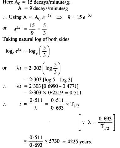 कक्षा 12 भौतिकी अध्याय 13 नाभिक 10 . के लिए एनसीईआरटी समाधान
