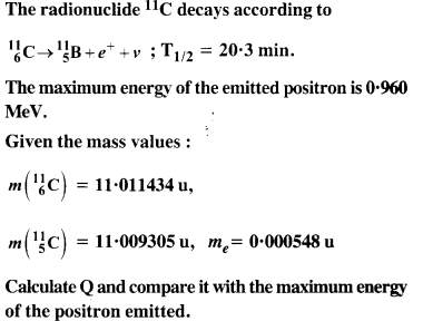 कक्षा 12 भौतिकी अध्याय 13 नाभिक 18 . के लिए एनसीईआरटी समाधान