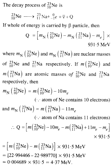 एनसीईआरटी समाधान कक्षा 12 भौतिकी अध्याय 13 नाभिक 21
