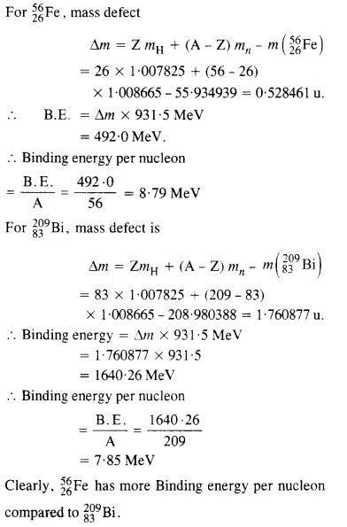 एनसीईआरटी समाधान कक्षा 12 भौतिकी अध्याय 13 नाभिक 4