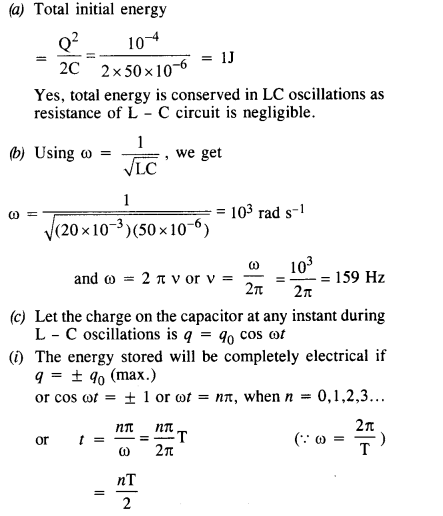 NCERT Solutions for Class 12 Physics Chapter 7 प्रत्यावर्ती धारा 13